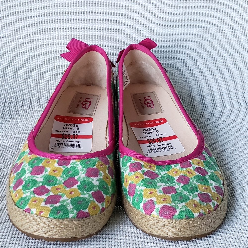 Ugg canvas ballet flats